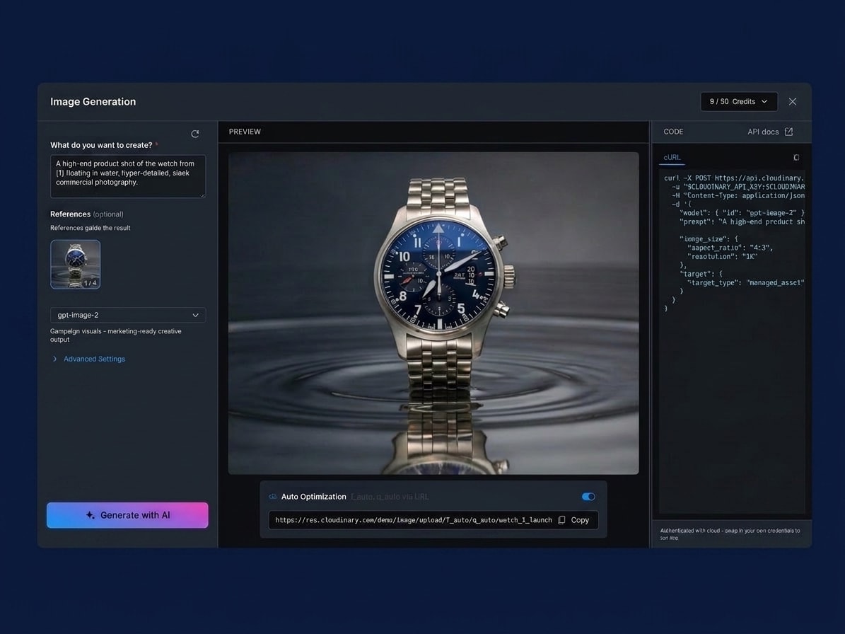 The AI image generator built for production