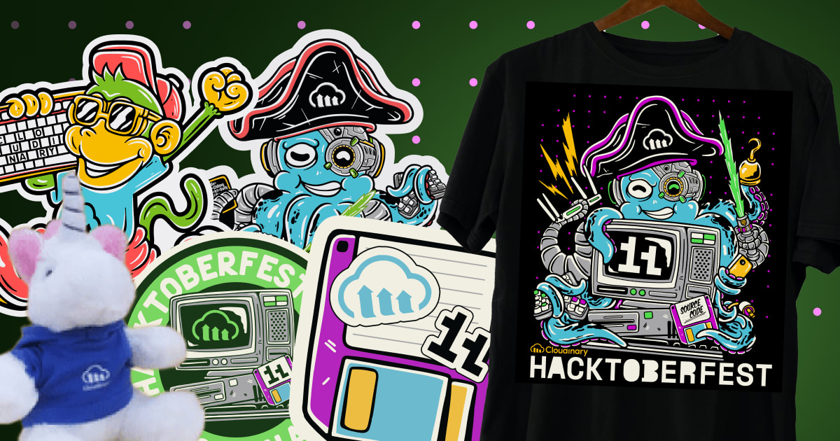 Hacktoberfest Cloudinary Swag