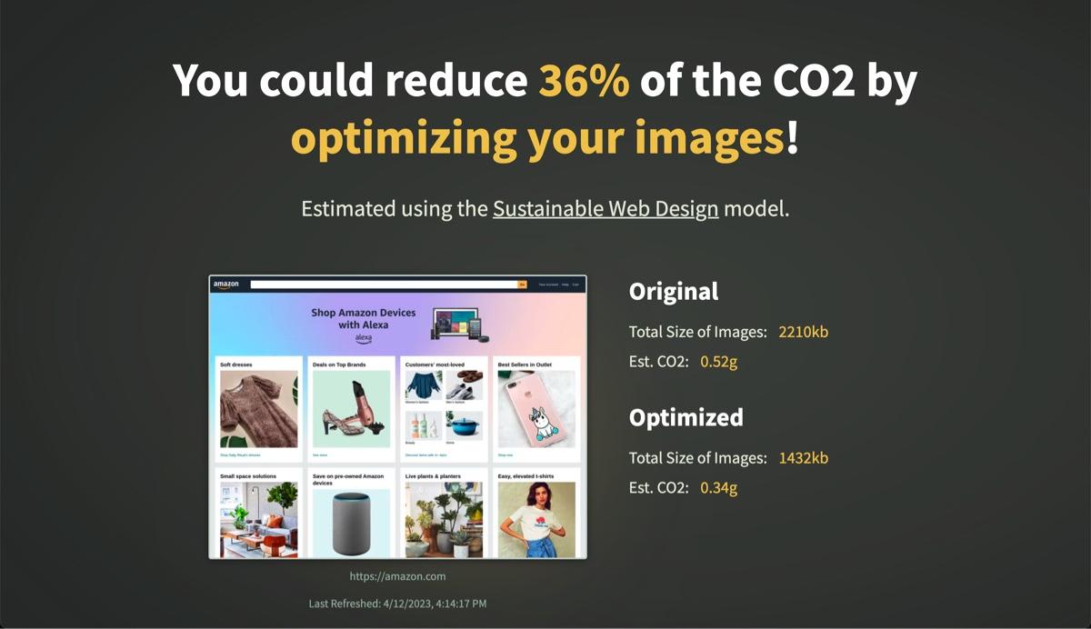 ImageCarbon - A Tool to Estimate the Carbon Emissions of Images on Your  Website