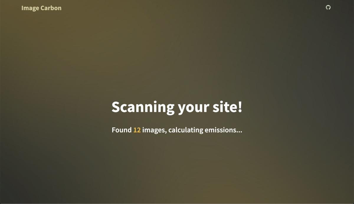 Scanning site page