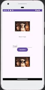 text to images android