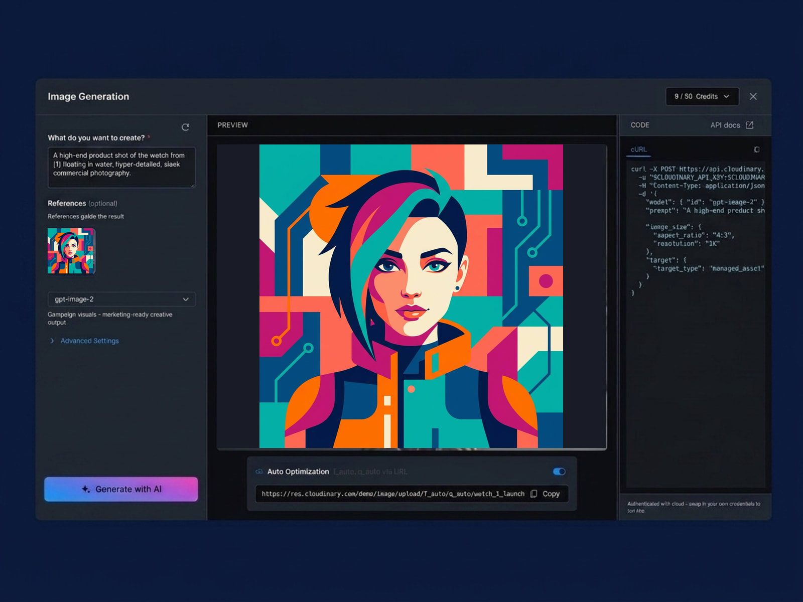 Create your avatar in seconds