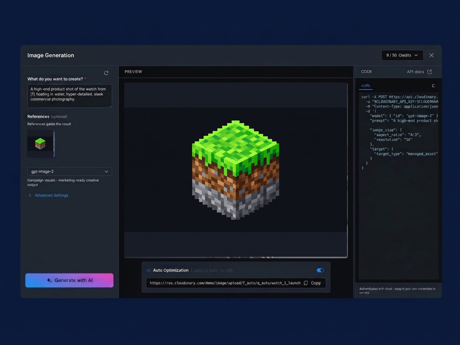 Create a server icon in seconds