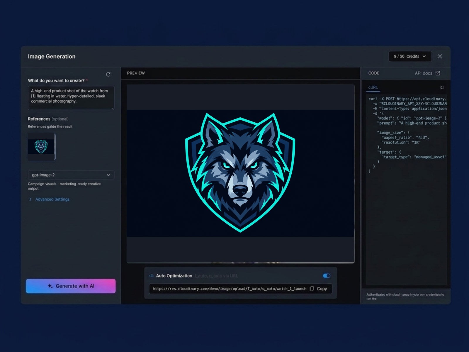 Create an esports logo in seconds