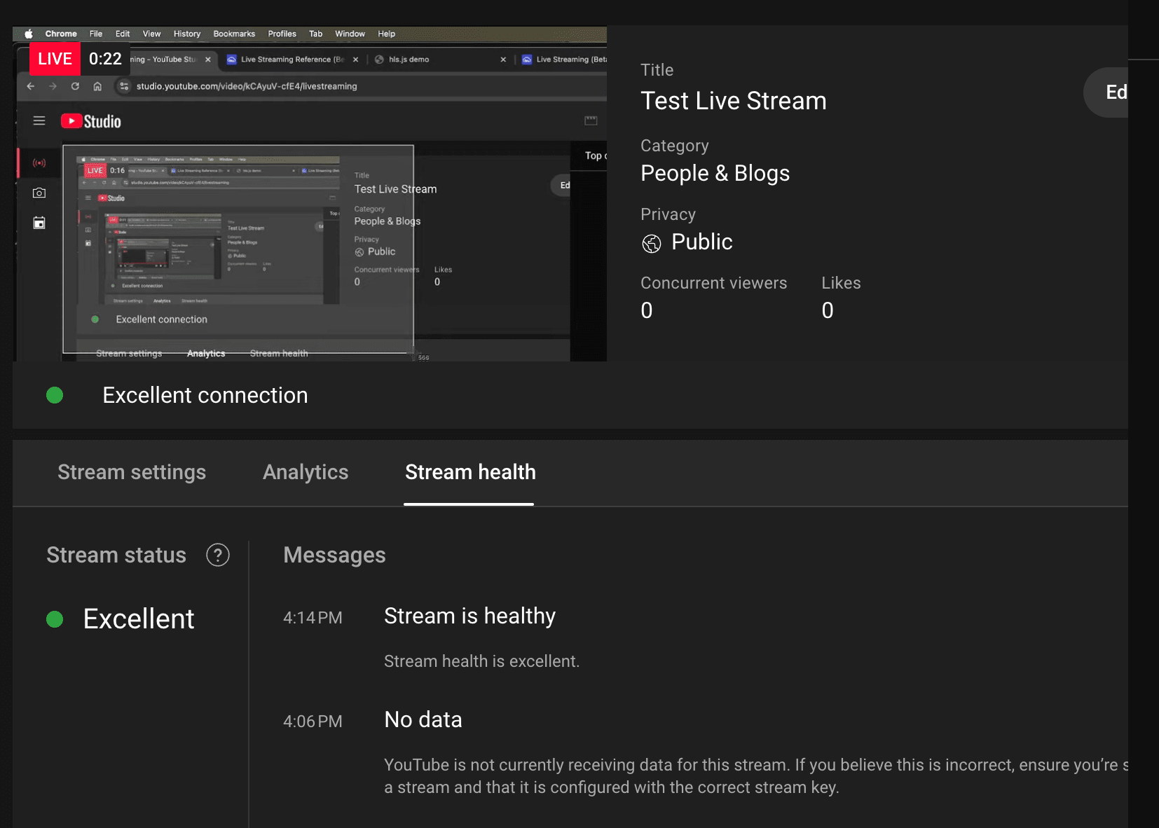 live stream simulcast