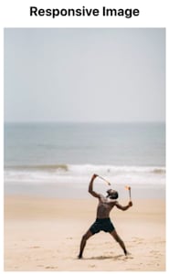 Responsive image example