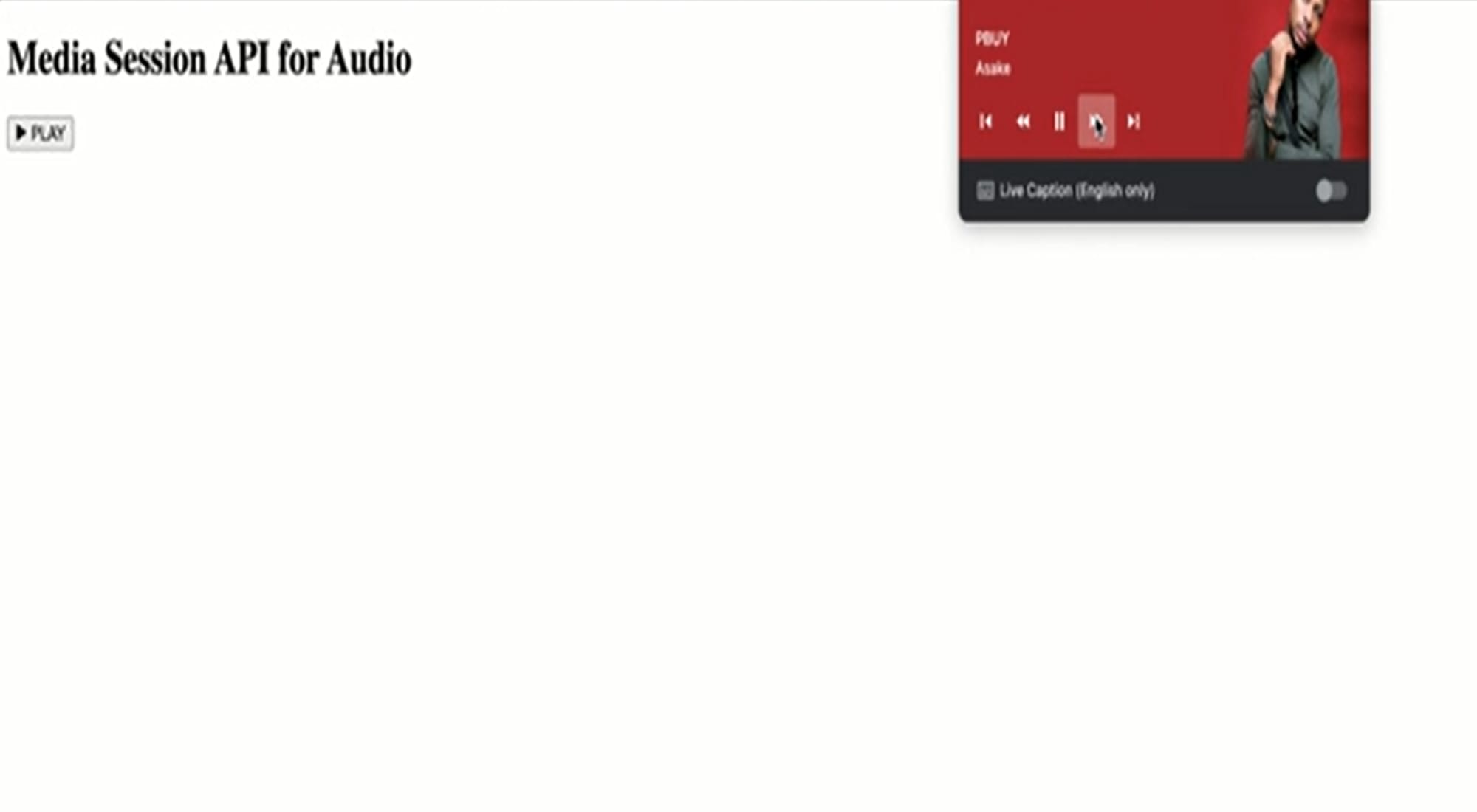 Modify Media Notifications with Media Sessions API