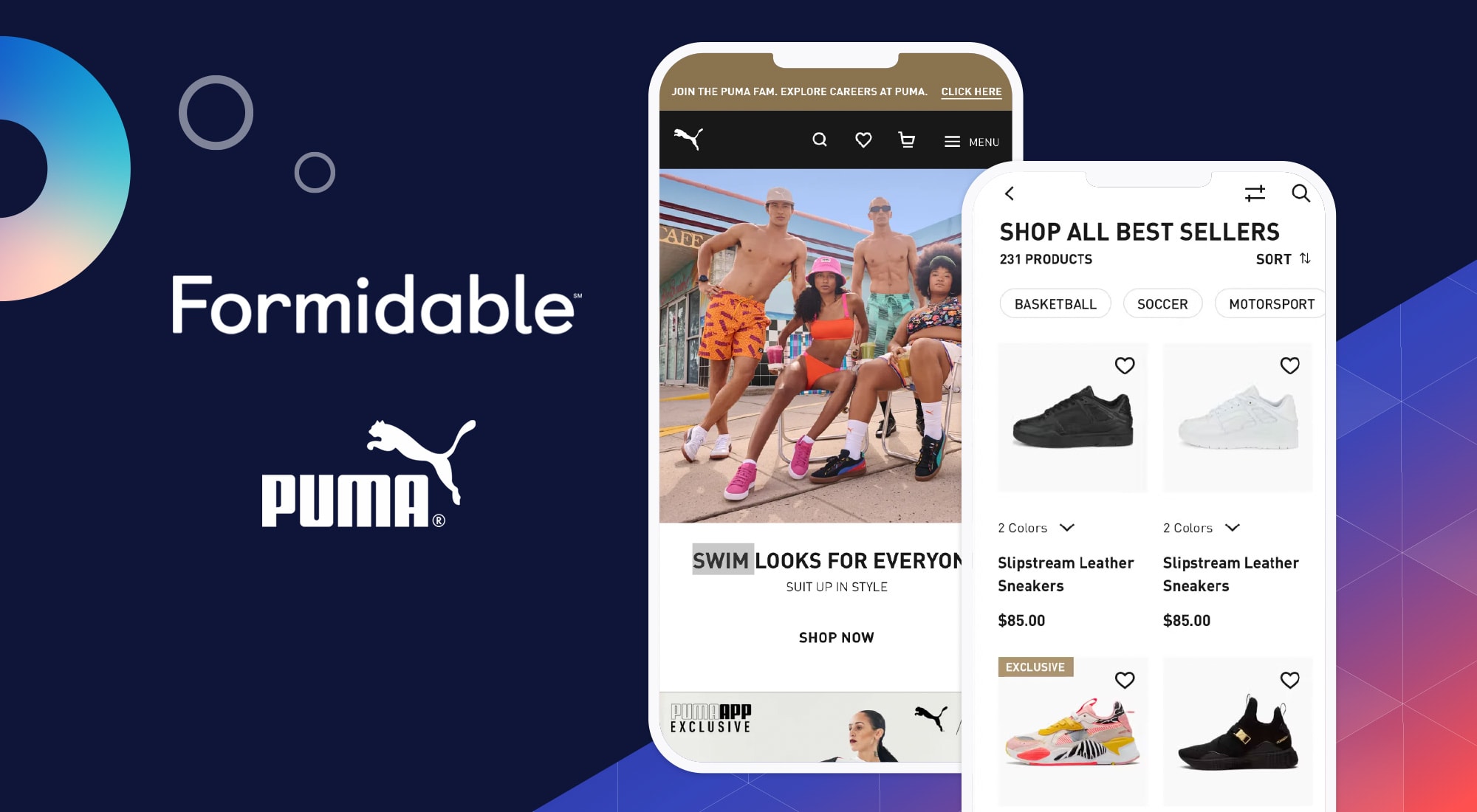 Puma website on sale