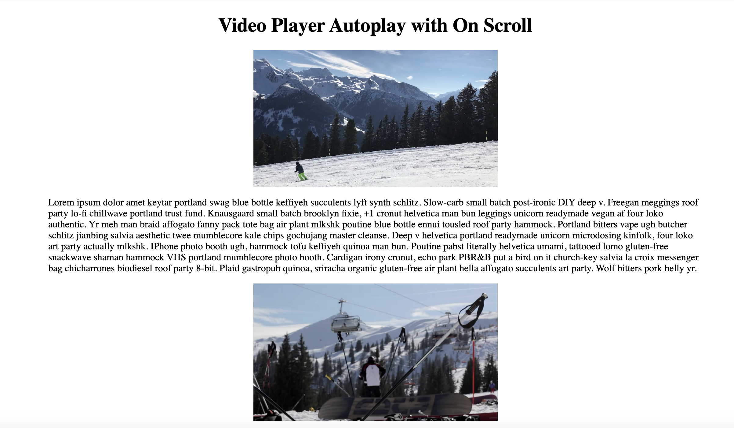 autoplay on scroll