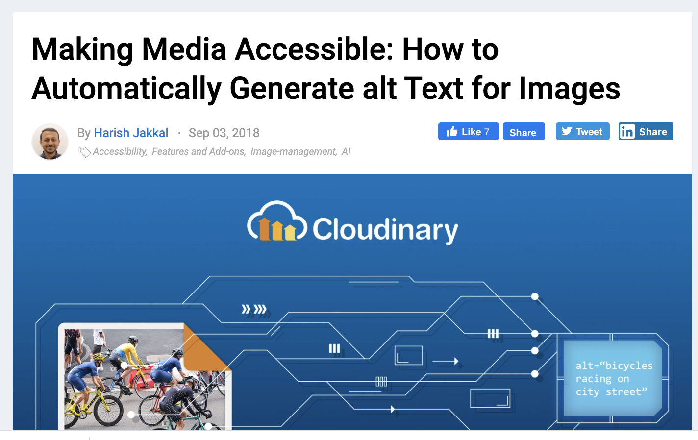 Making Media Accessible: How to Generate alt Text for Images