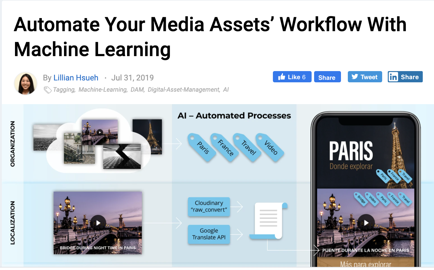 Automate Your Media Assets’ Workflow With Machine Learning