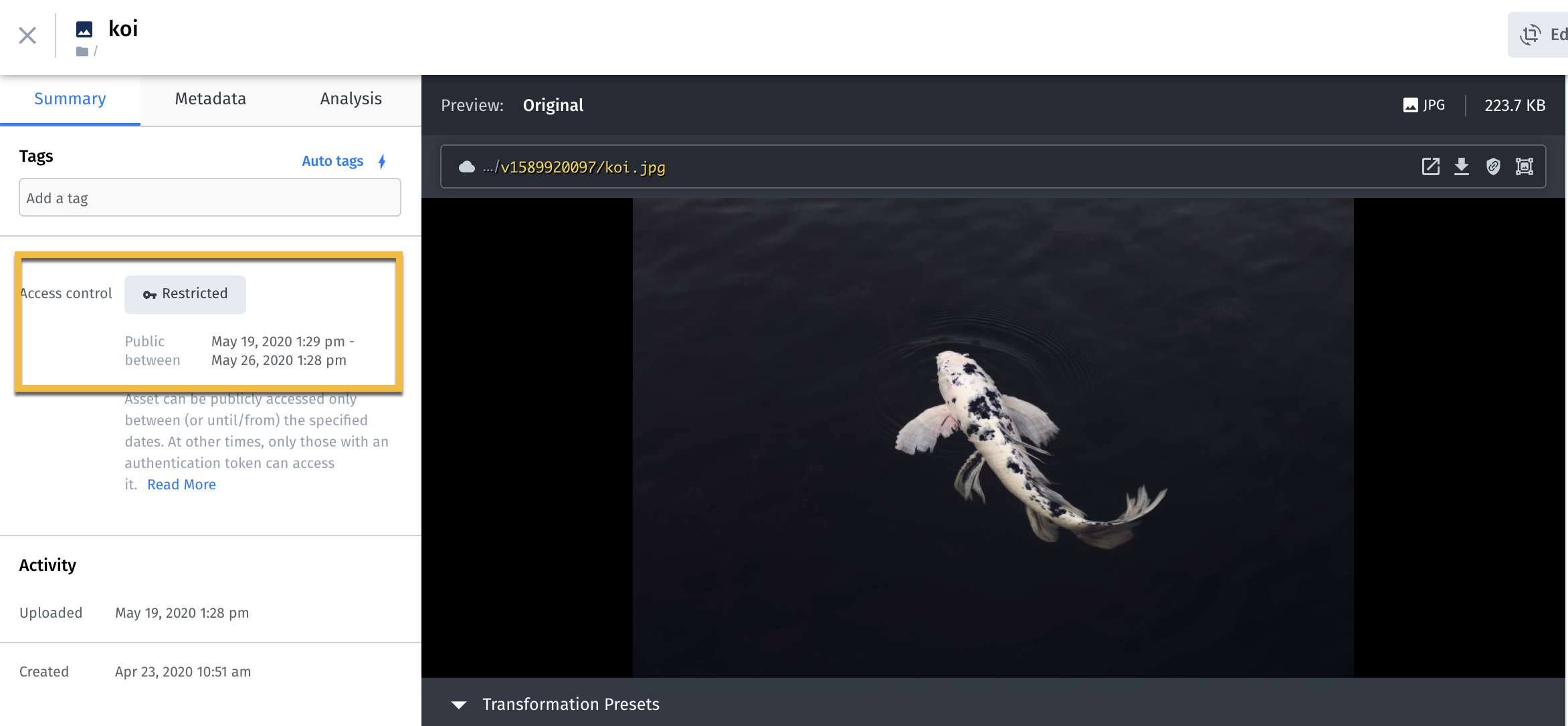 access control by time