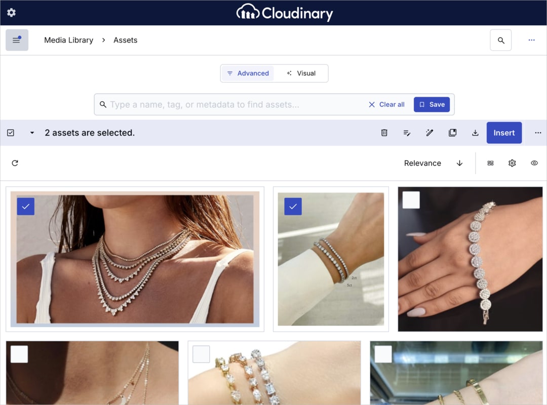 Media Library widget demo