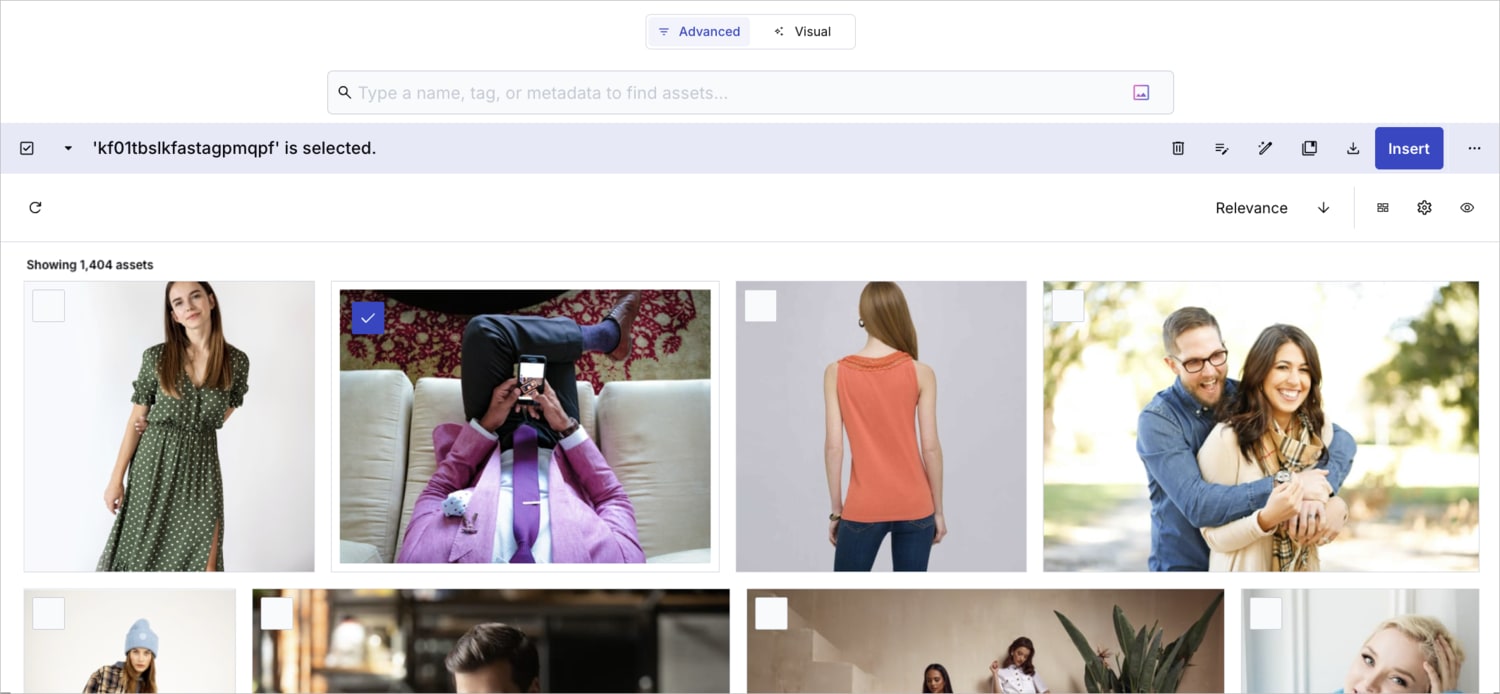 Media Library widget