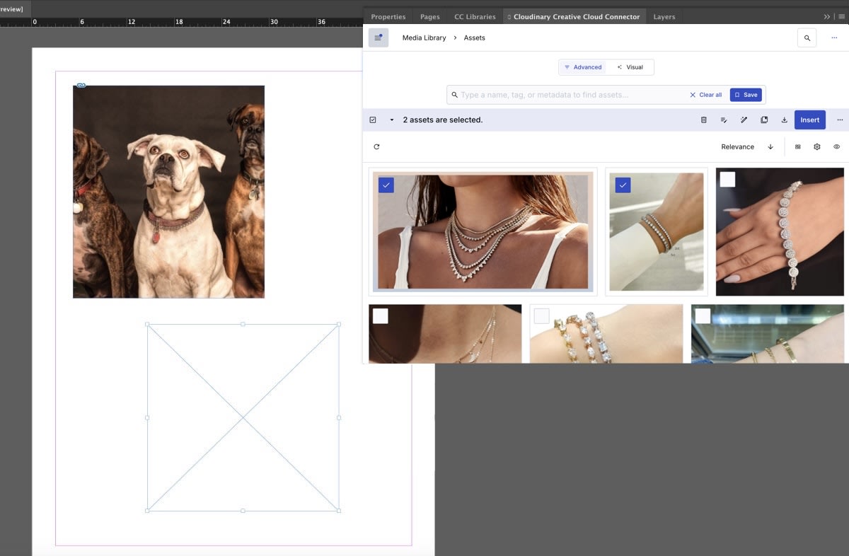 Cloudinary Connector in InDesign