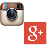 Instagram and Google+