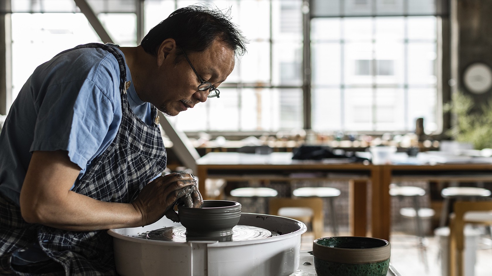 Heath Clay Studio Small Pitcher in Fog and Stillwater – Heath Ceramics