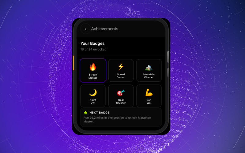RunSmart Apple Watch — Achievements