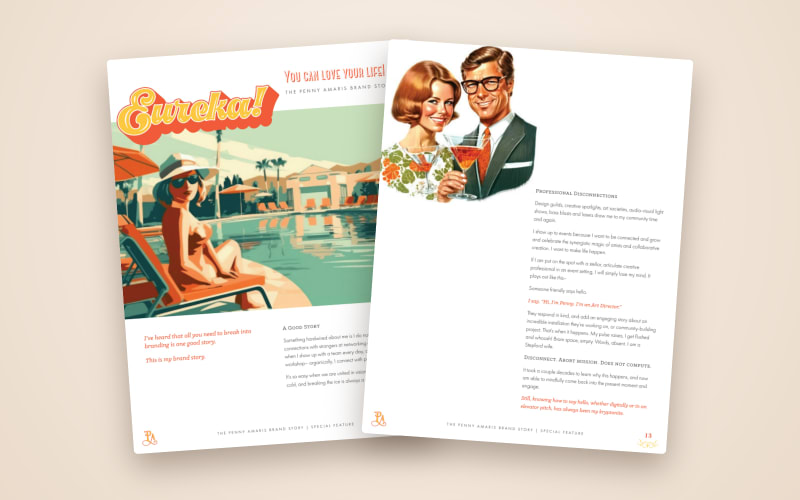 Penny Amaris branding portfolio — Editorial Features
