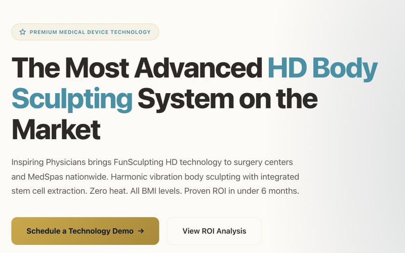 Inspiring Physicians homepage hero
