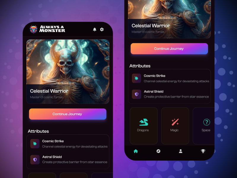 Always a Monster tablet — Celestial Warrior