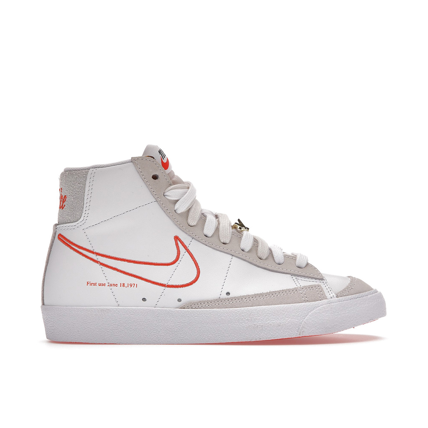 nike blazer first use white
