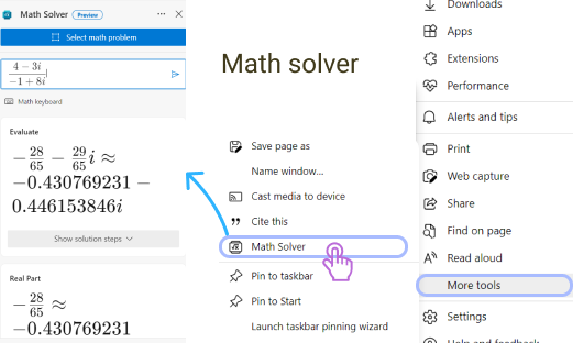 Math-solver-edge-browser