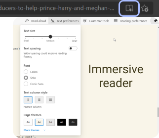 Immersive-reader-edge-browser