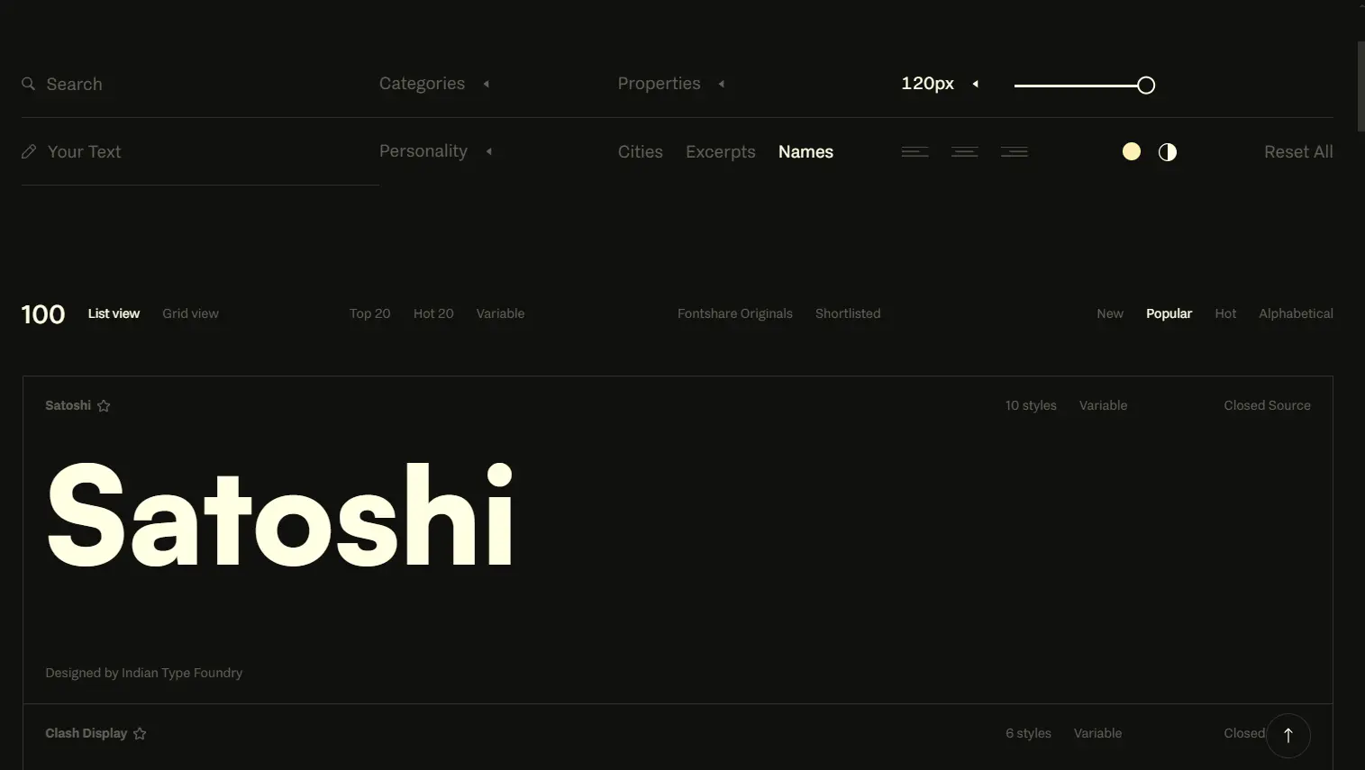 Thumbnail of Fontshare