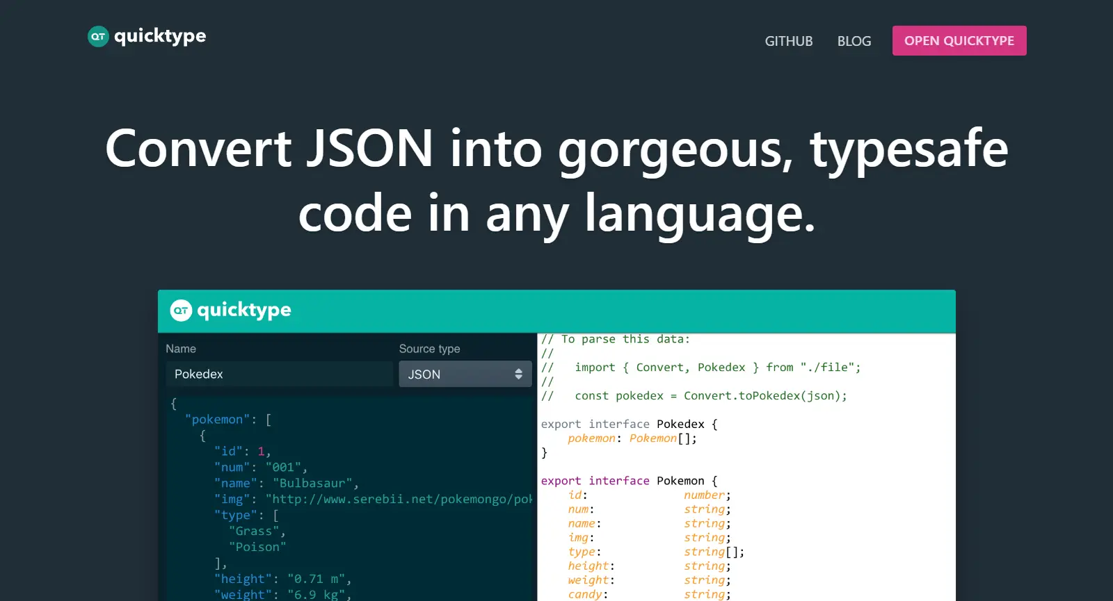 Thumbnail of Quicktype