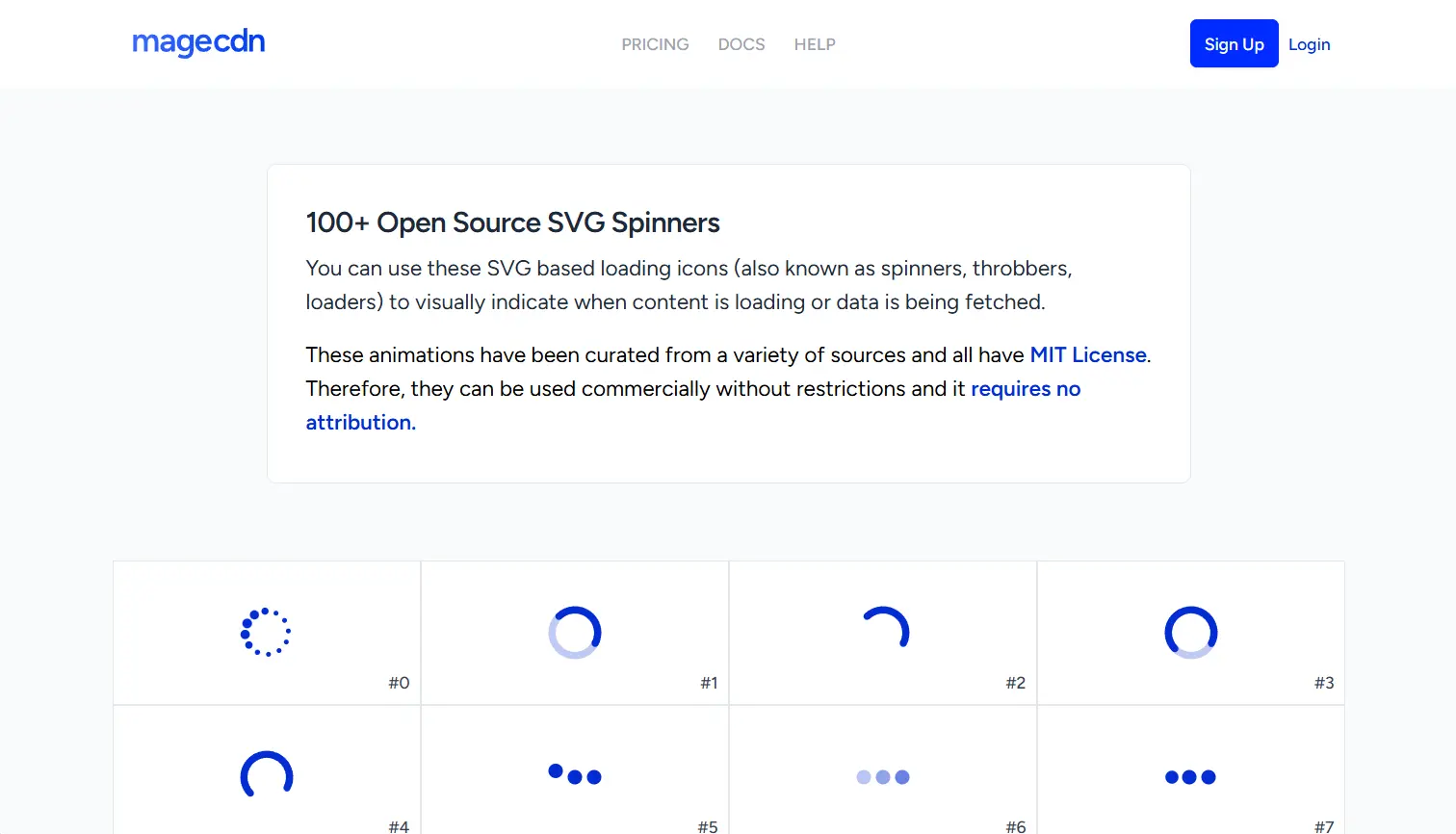 Thumbnail of SVG Spinners
