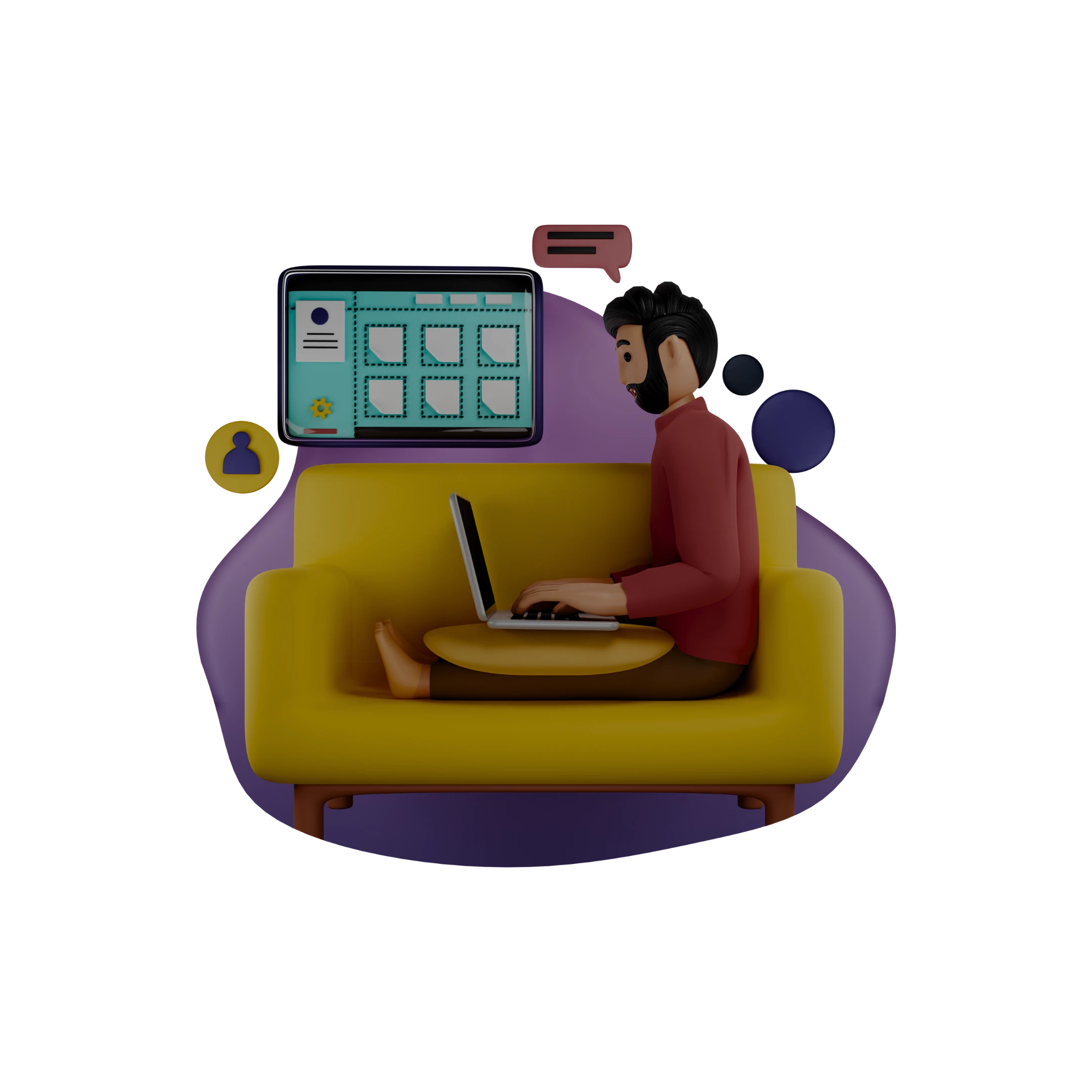 Custom Dashboard Dark