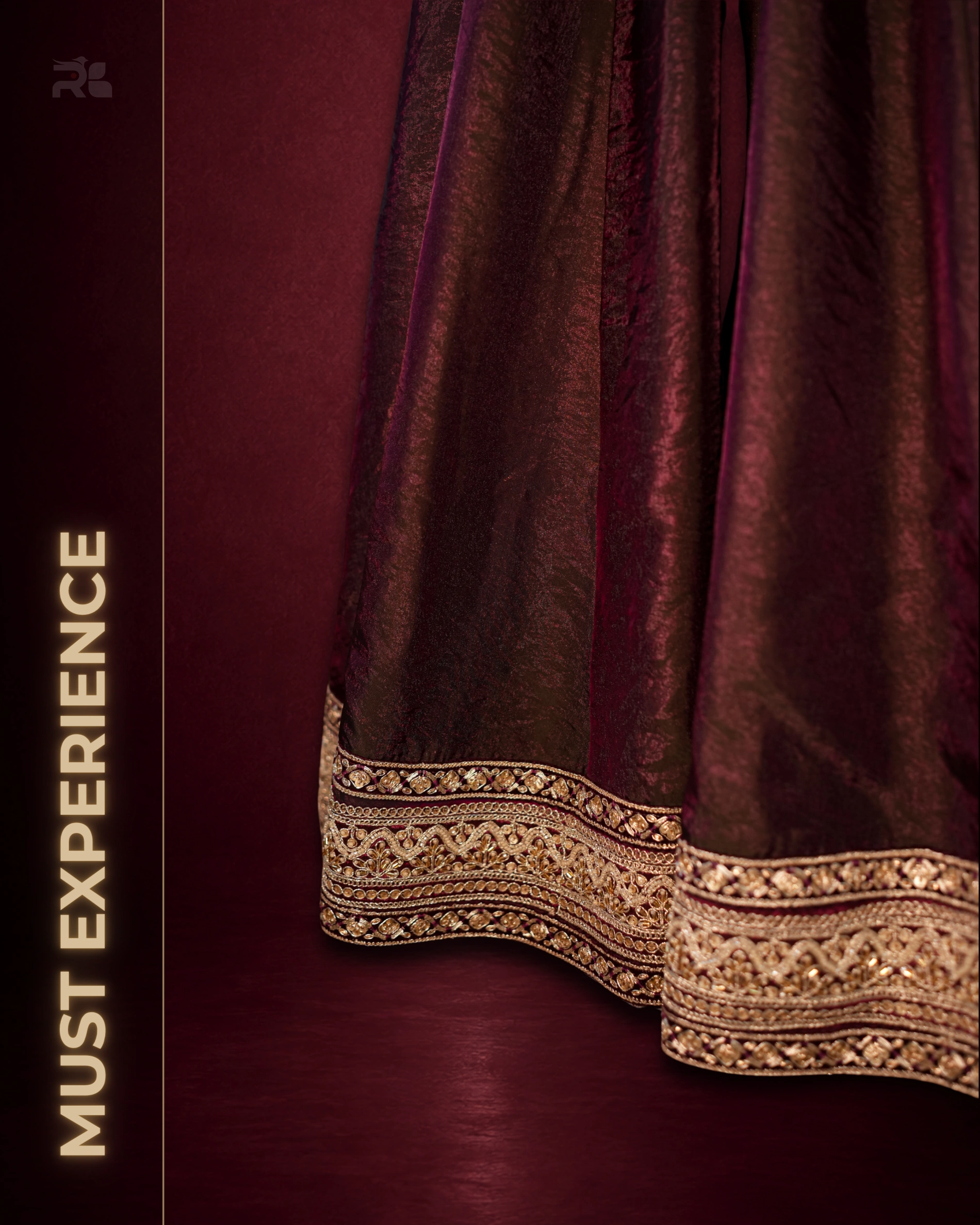 Rangbastra evening couture editorial portrait