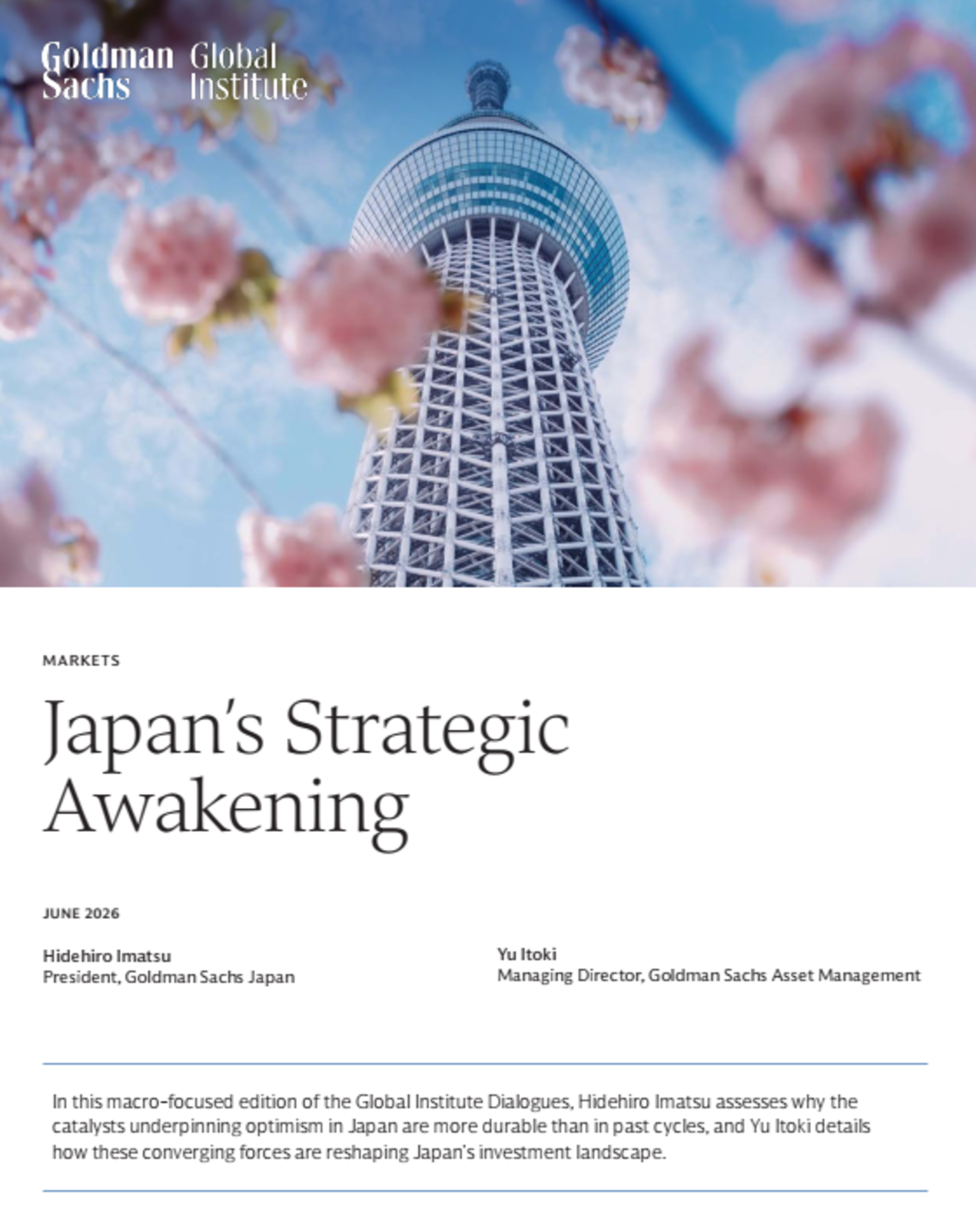 Japan’s Strategic Awakening Goldman Sachs (Jun 30, 2026) | Goldman Sachs