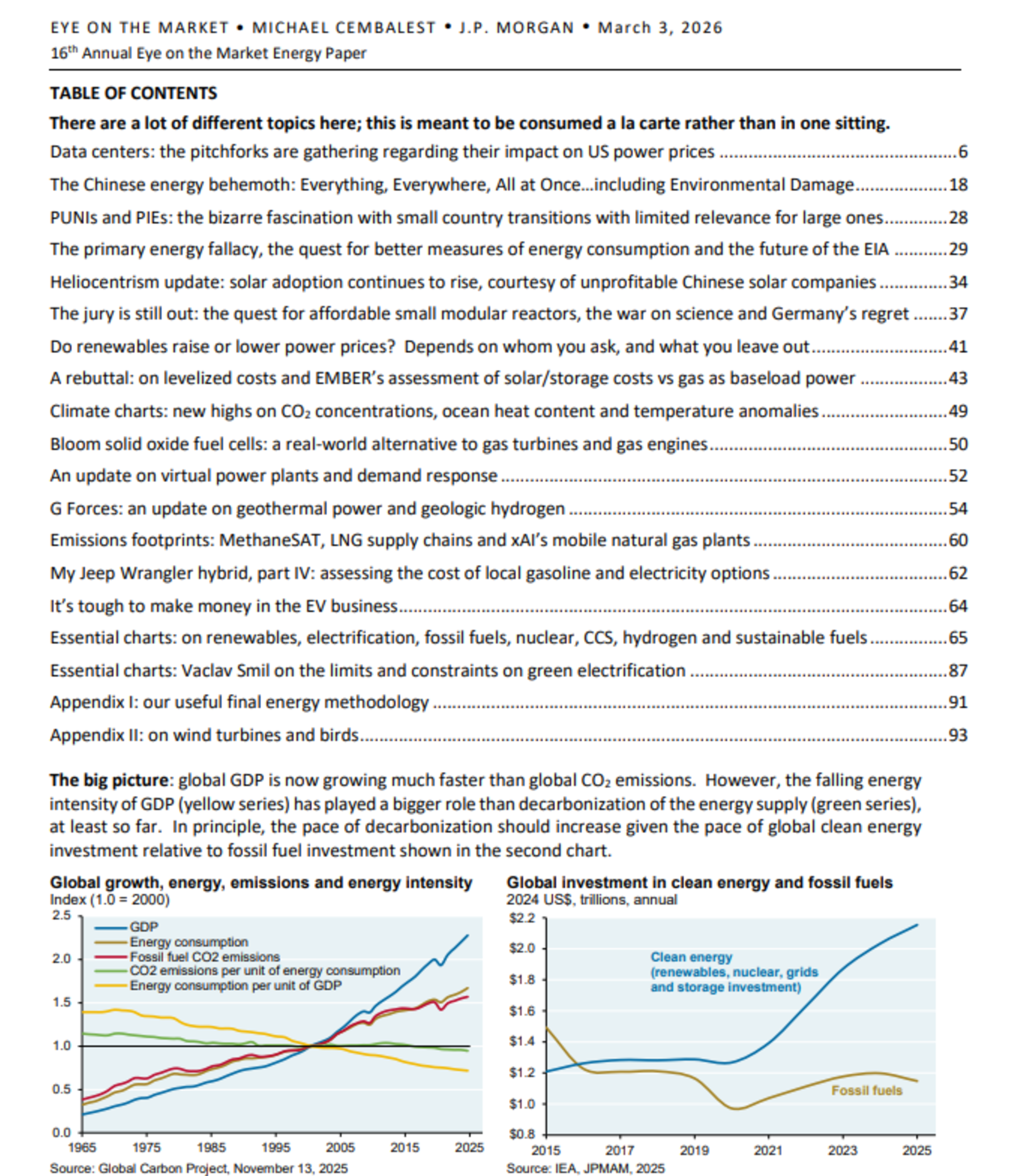 Fighting Words: The Energy Transition in 2026 |  Michael Cembalest | J.P.Morgan | Report