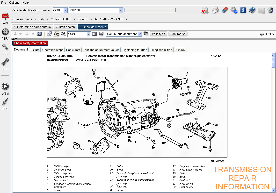 ELECTRONIC PARTS CATALOG (EPC) OFFERS SAVABLE SHOPPING CARTS AS WELL AS EXPLODED DIAGRAMS FOR EASE OF USE.
