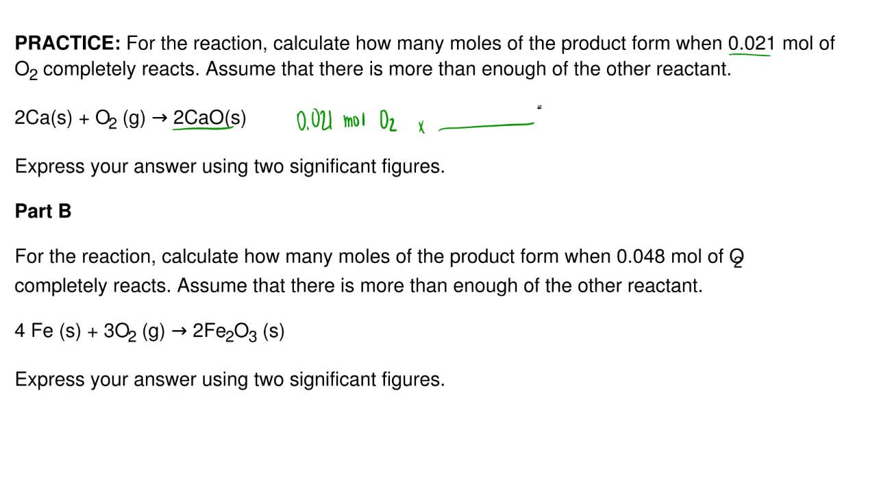 For the reaction, calculate how many moles of the product form when 288888.288888288881  mol of O28888 completely reacts. Assume that there is more than enough of the  other reactant. 28888Ca(s) + O28888 (g) → 28888CaO(s) Express yo