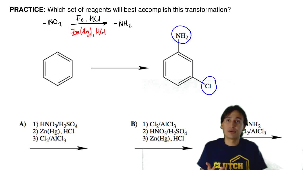 Problem Which Set Of Reagents Will Best Acplish This Transformation