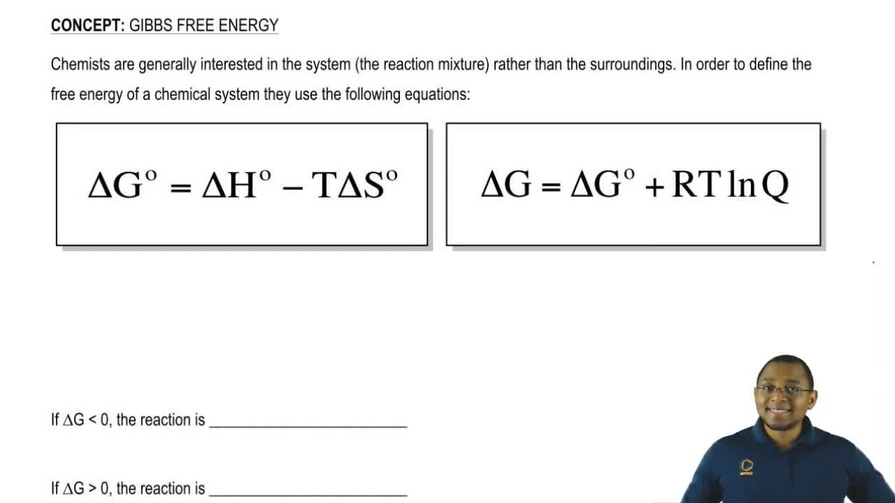 Gibbs Free Energy Chemistry Video Clutch Prep