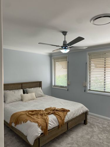 Freshly Painted Bedroom