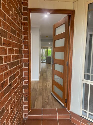 Front Door and House