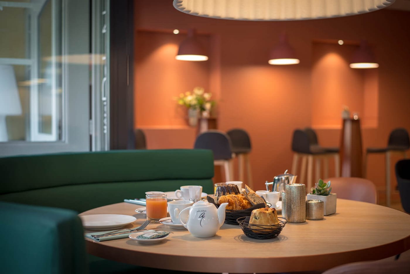 Das Frühstück im Hôtel Rohan