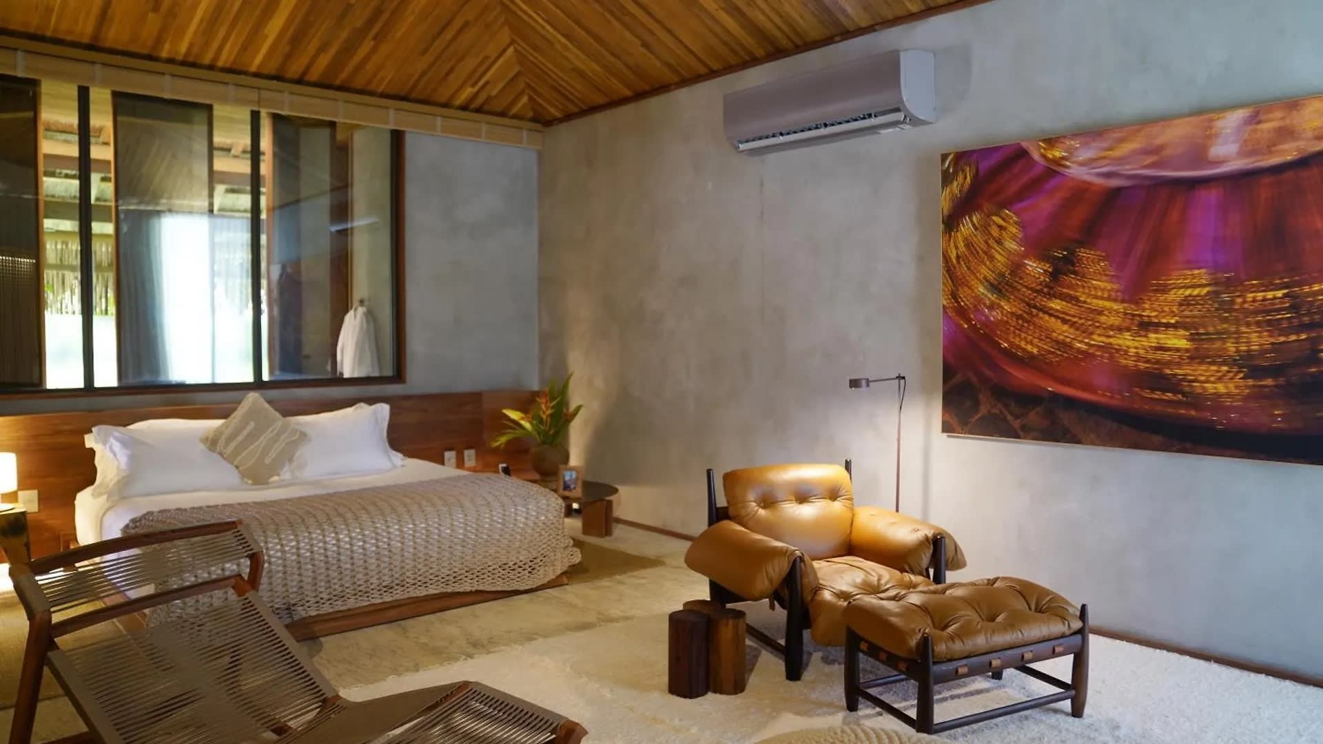 L'intérieur design d'un bungalow du Primitivo Hotel & Villas