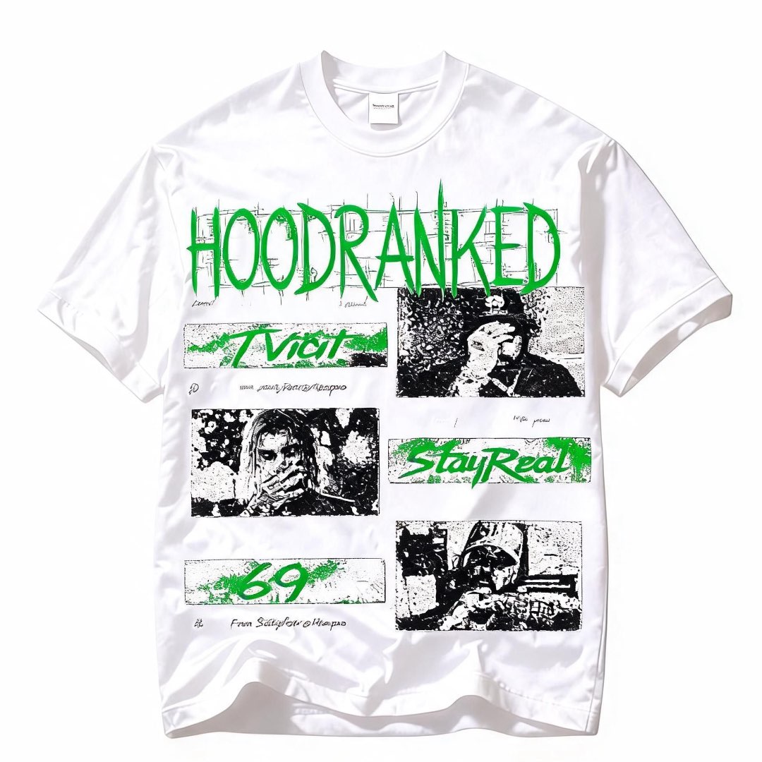 Hoodranked Timeless Independence Tee (White)