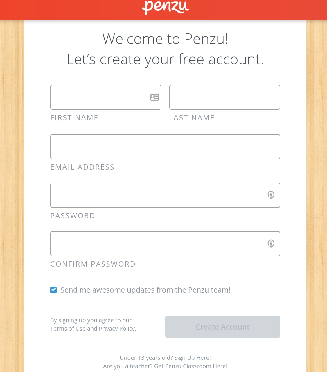 Penzu - Getting Started