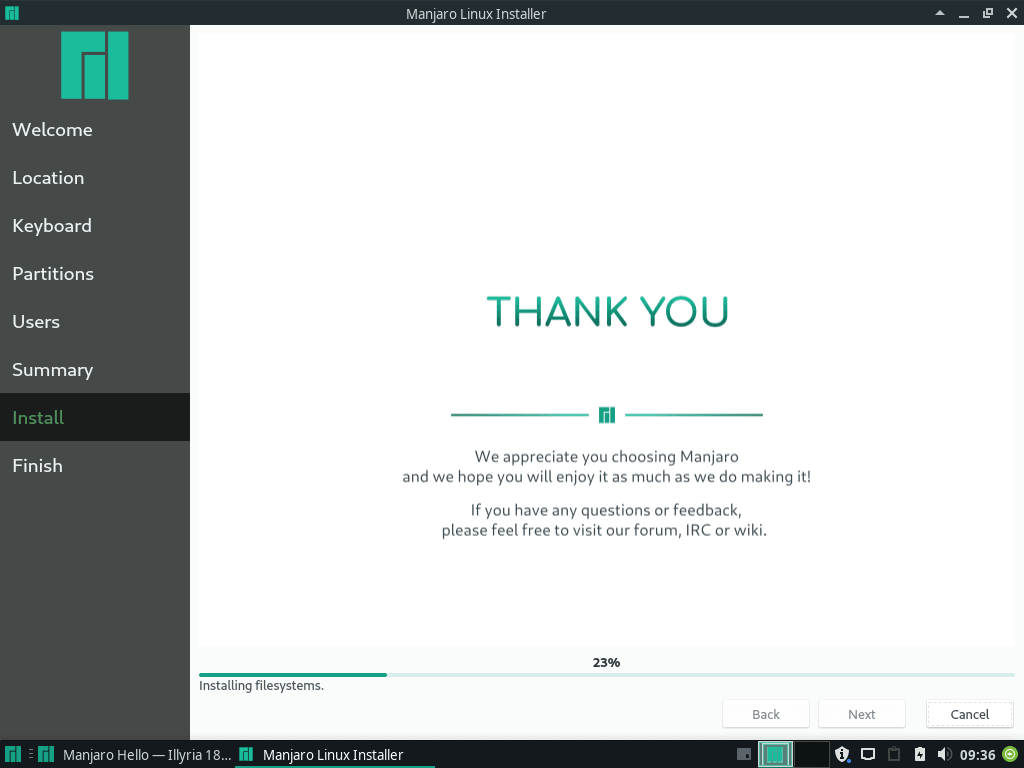 Manjaro Review - The Install Process