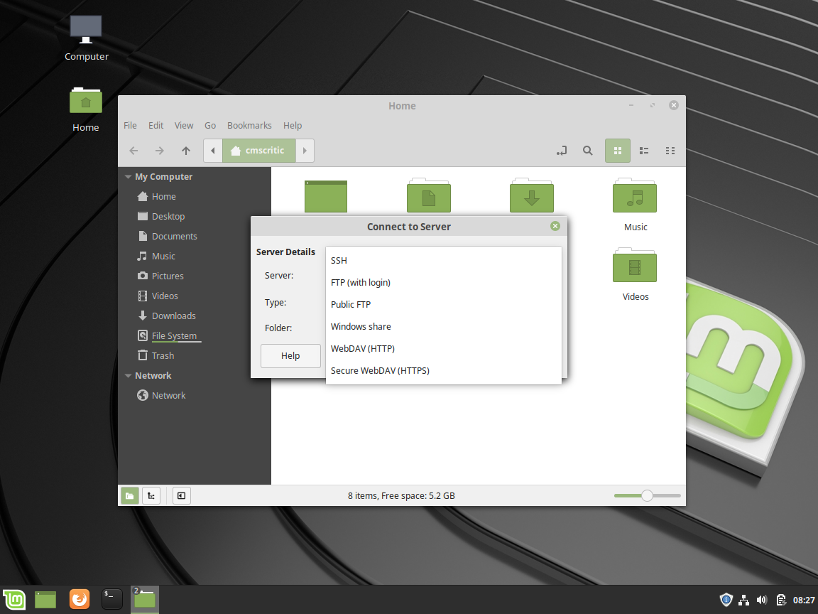 Linux Mint - Nemo