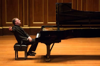 Sir Stephen Hough makes his CMS debut as a pianist and composer on Sunday, November 24, at David Geffen Hall.