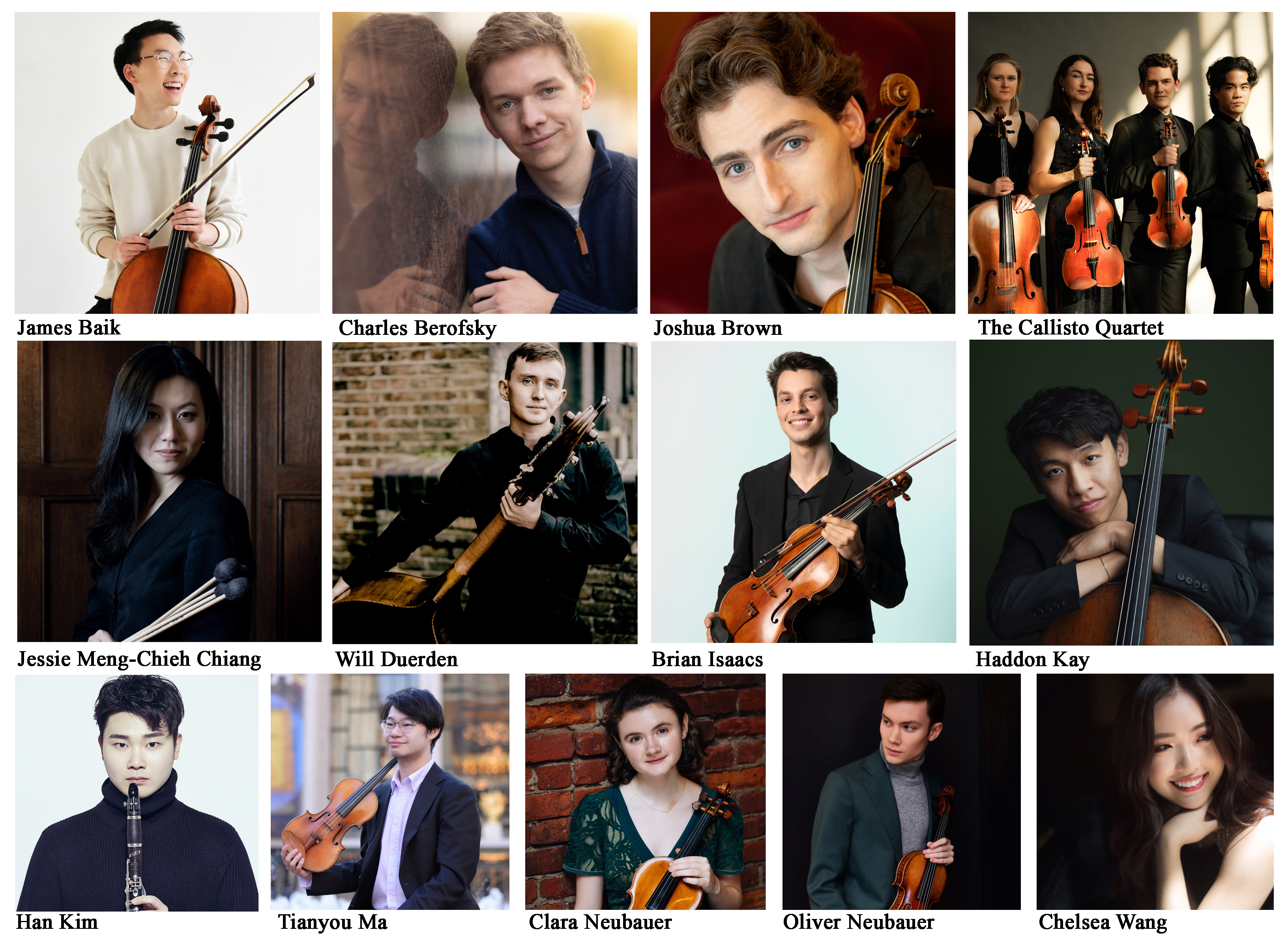 The artists for The Bowers Program for three seasons, beginning in 2027-2028.