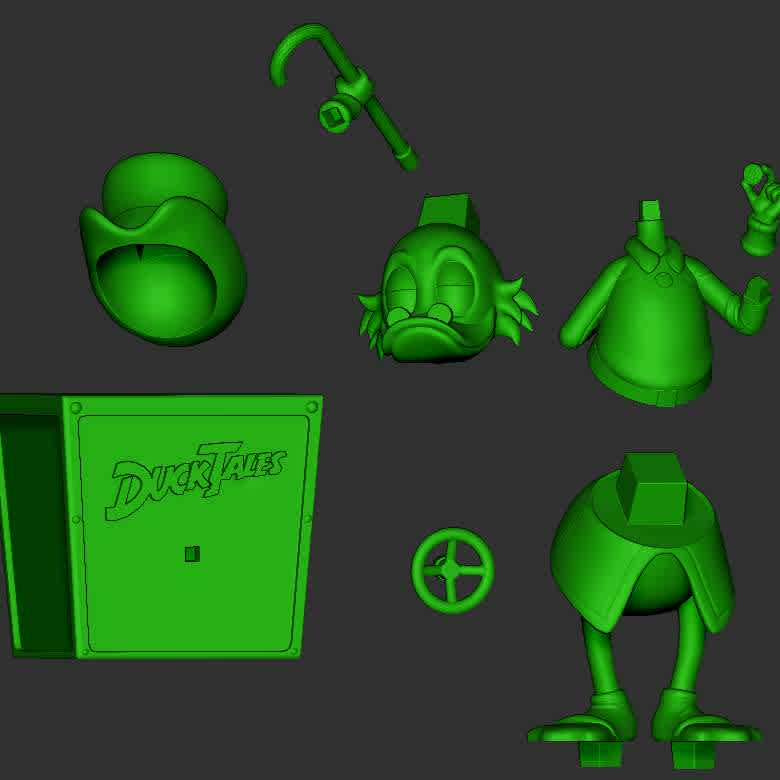 Uncle Scrooge - File ready for printing
08 STL files ready for printing
Model cut and prepared with plug-in pins for printing
Height: 15cm - Os melhores arquivos para impressão 3D do mundo. Modelos stl divididos em partes para facilitar a impressão 3D. Todos os tipos de personagens, decoração, cosplay, próteses, peças. Qualidade na impressão 3D. Modelos 3D com preço acessível. Baixo custo. Compras coletivas de arquivos 3D.